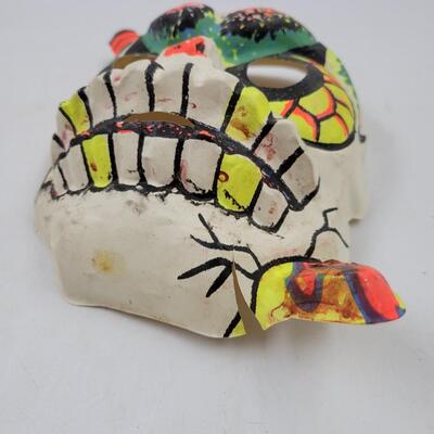 VINTAGE HALLOWEEN SCARY SKULL MASK