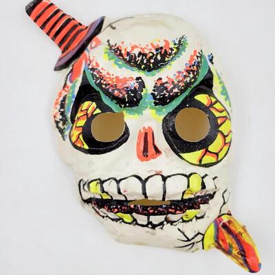 VINTAGE HALLOWEEN SCARY SKULL MASK