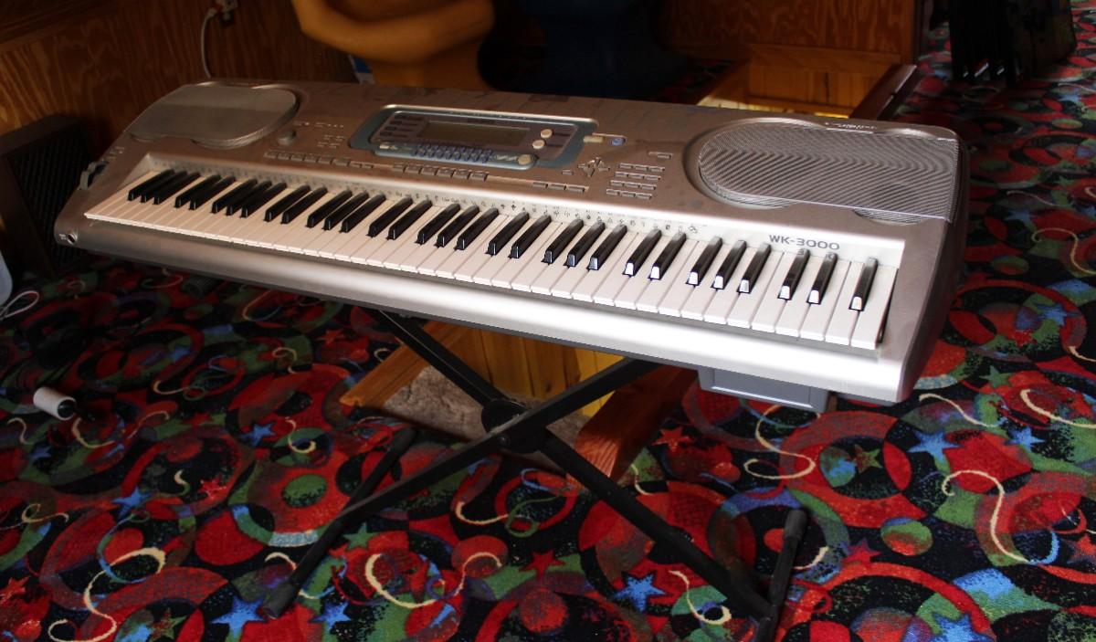 Casio WK3000 Workstation Electronic Keyboard and Stand