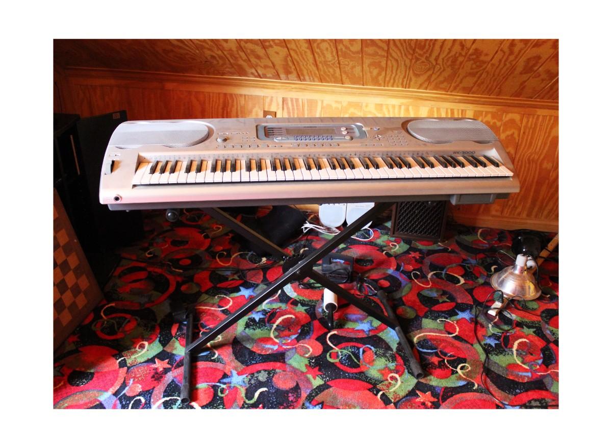 Casio WK3000 Workstation Electronic Keyboard and Stand