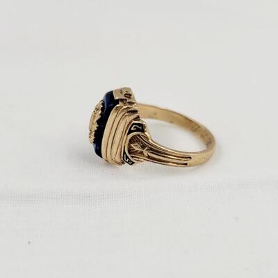 10K CLASS RING 1952 WOMENS