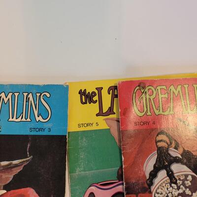 Gremlins Story books with vinyl records.