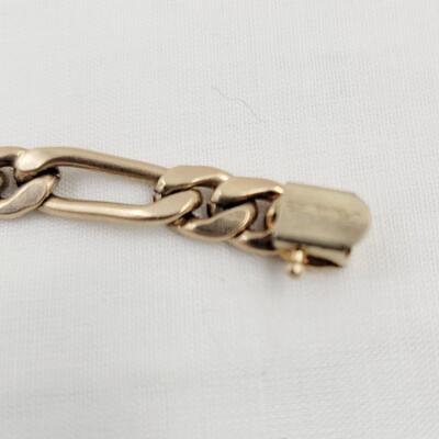 ANTIQUE KREMENTZ ROLLED GOLD HEAVY BRACELET