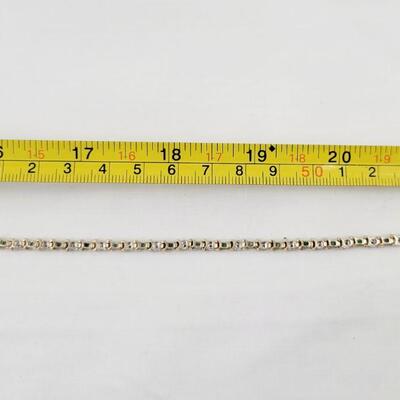 10K JEWELED (GREEN & WHITE) GOLD BRACELET