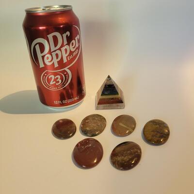 Chakra Pyramid and Worry Stones