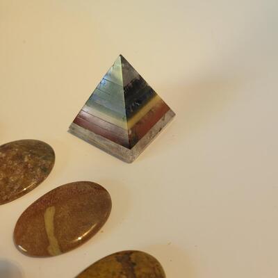 Chakra Pyramid and Worry Stones