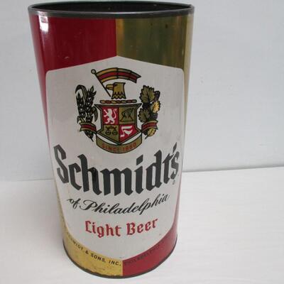 Schmidt's Of Philadelphia Beer Trash Can