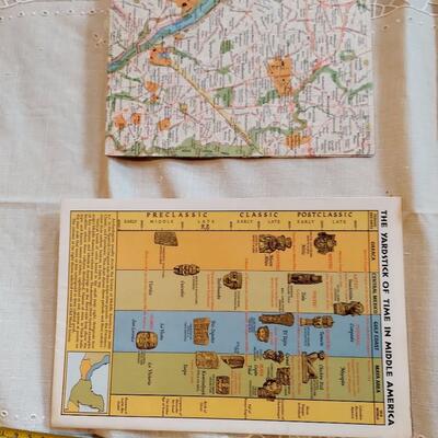 AMERICAN NATIONAL GRAPHIC MAPS - 5 PC