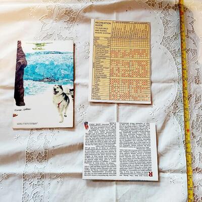NATIONAL GEOGRAPHIC ALASKA MAPS - POSTERS