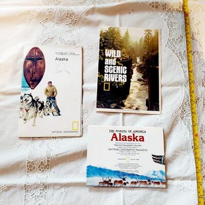 NATIONAL GEOGRAPHIC ALASKA MAPS - POSTERS