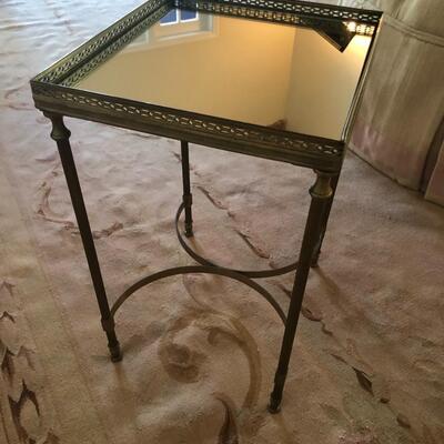 Mirrored Side Table