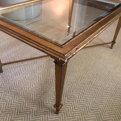 Gold Leaf Coffee Table