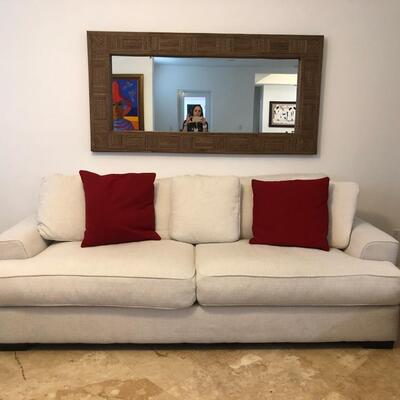 Cream Colored Sofa