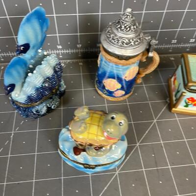  MORE Hinged Boxes, Ocean Themed 