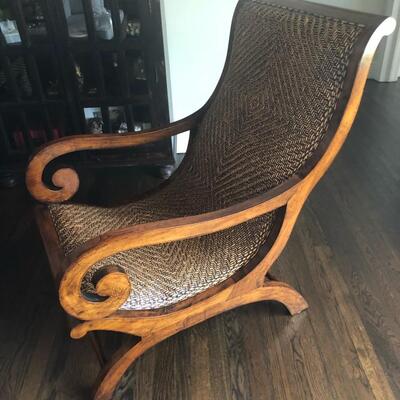 Plantation Chair with Ottoman