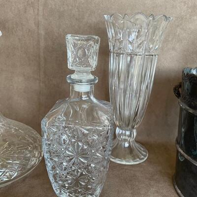Lot 5. Crystal and Silver-plate