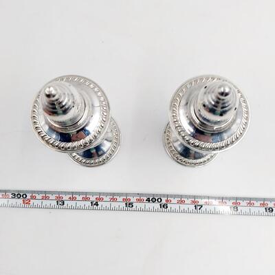 EMPIRE STERLONG WEIGHTED SALT & PEPPER SHAKERS