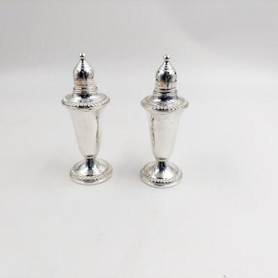 EMPIRE STERLONG WEIGHTED SALT & PEPPER SHAKERS