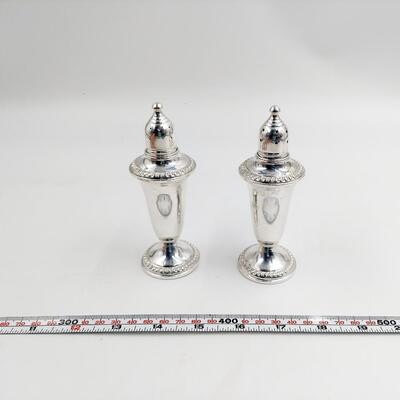 EMPIRE STERLONG WEIGHTED SALT & PEPPER SHAKERS