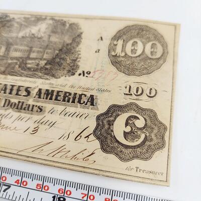 CONFEDERATE MONEY  - $100 - RICHMOND VA