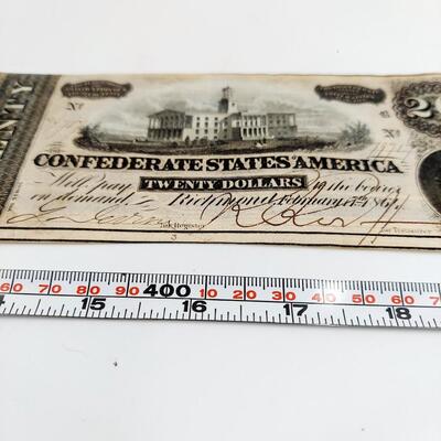 CONFEDERATE MONEY  - $20 - RICHMOND VA