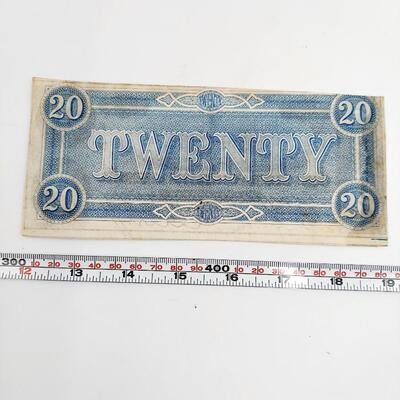 CONFEDERATE MONEY  - $20 - RICHMOND VA