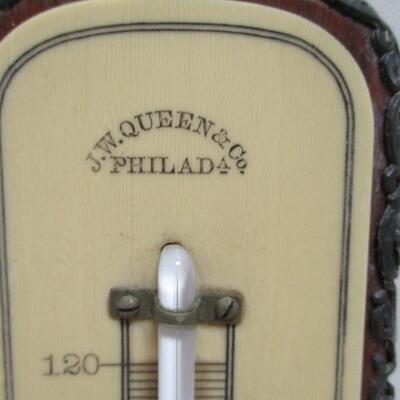 Vintage J.W. Queen & Company Philada Thermometer