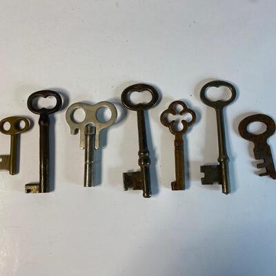 Lot 166: Lot of Vintage Skeleton Keys