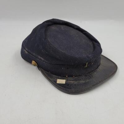 POST 1865 - POST CIVIL WAR ARMY ENLISTMENT MANS HAT