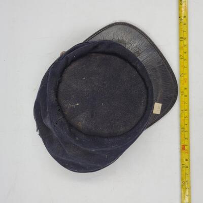 POST 1865 - POST CIVIL WAR ARMY ENLISTMENT MANS HAT