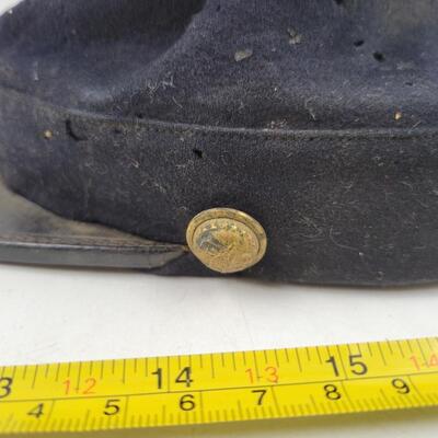 POST 1865 - POST CIVIL WAR ARMY ENLISTMENT MANS HAT