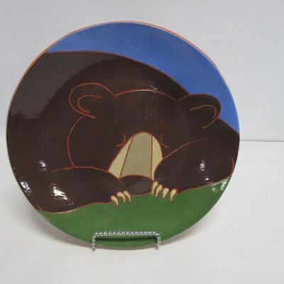 Ceramic Bear Plate