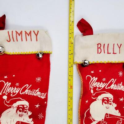 VINTAHE "BILLY" & "JIMMY" STOCKINGS