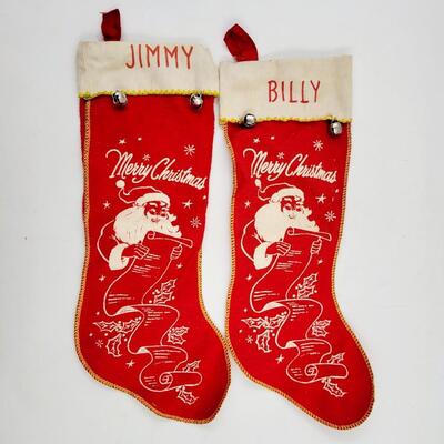 VINTAHE "BILLY" & "JIMMY" STOCKINGS