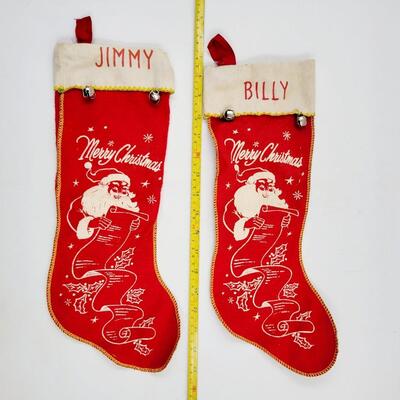 VINTAHE "BILLY" & "JIMMY" STOCKINGS