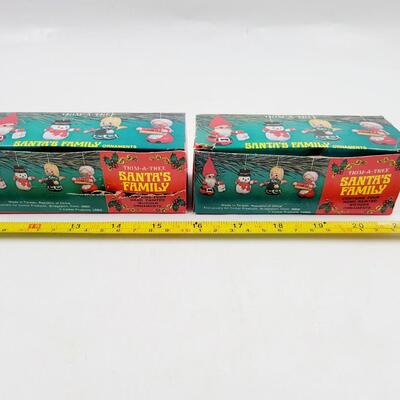 VINTAGE CHRISTMAS WOODEN ORNAMENTS