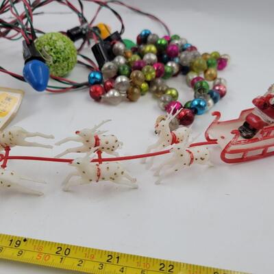 VINTAGE MISC CHRISTMAS ITEMS BUNDLE