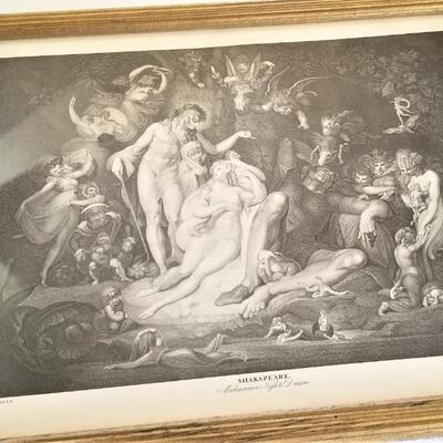 Lot #22 Two Antique English Engravings - Scenes from 