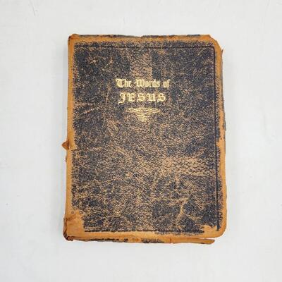 1940S THE WORDS OF JESUS BOOK
