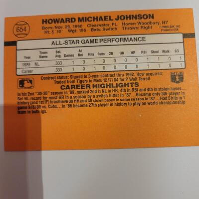 Howard Michael Johnson Donruss