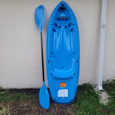 Kayak and paddle