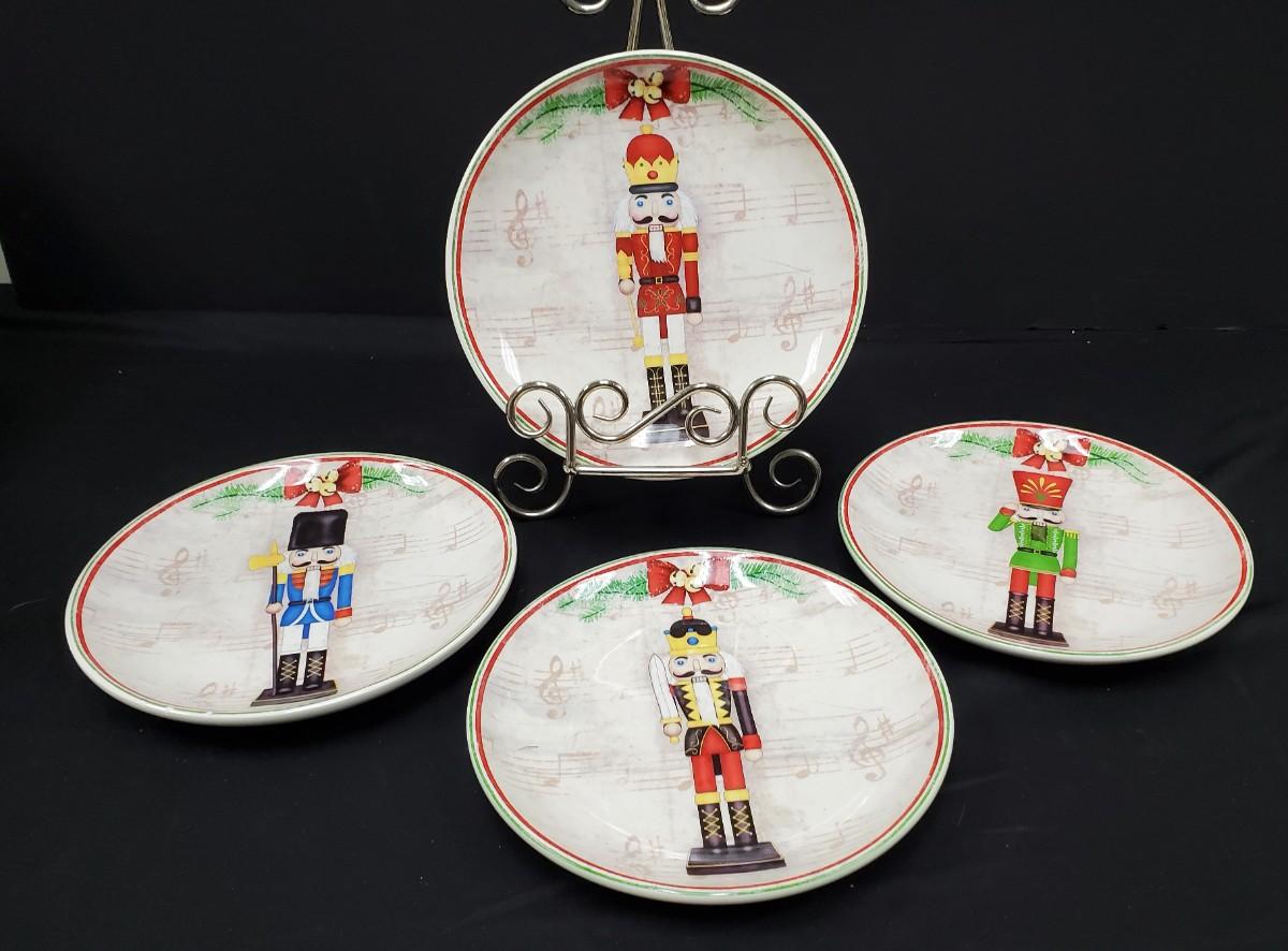 World Market Nutcracker plates