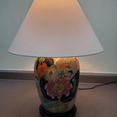 Peony and Poppy Lamp