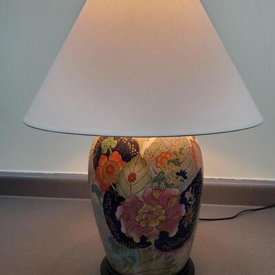 Peony and Poppy Lamp