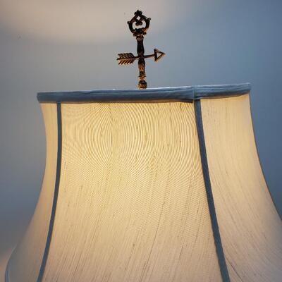 Brass and Onyx table Lamp