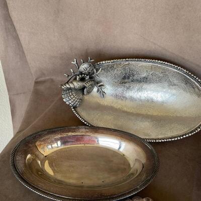 Lot 22  Silver Platters