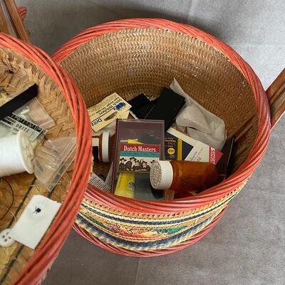 Lot 26. Vintage Sewing Basket
