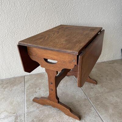 Lot 28. Antique Drop-Leaf Table