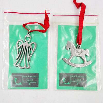 SPECIALTY METAL CHRISTMAS ORNAMENT BUNDLE OF 3