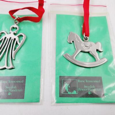 SPECIALTY METAL CHRISTMAS ORNAMENT BUNDLE OF 3